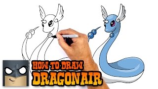 How to Draw Pokemon  Dragonair [upl. by Osswald]