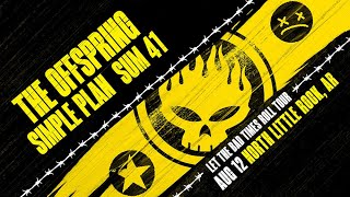 The Offspring  Let the Bad Times Roll Tour North Little Rock AR [upl. by Rustice]