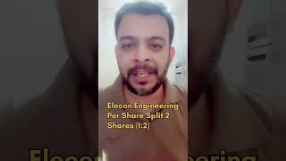 Elecon Engineering  Share Split  Share Split Record Date  Stocks  Share Market  ashishbudhrani [upl. by Harlamert]