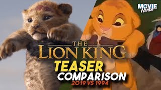 The Lion King Trailer Comparison to The Original [upl. by Kissie105]