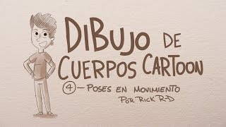 Como dibujar personajes corriendo en movimiento  Tutorial de dibujo cartoon por Rick RuizDana [upl. by Elene358]