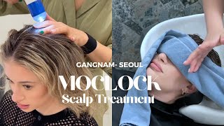 Scalp Treatment in Korea  scalp deep clean  Seoul Moclock Spa [upl. by Rudich463]