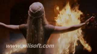 Game Of Thrones  Daenerys khaleesi And Dracarys All Scenes [upl. by Cy]