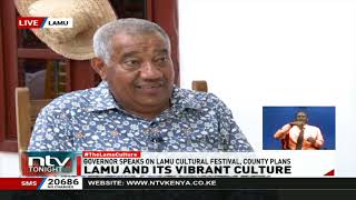 Lamu governor speaks on Lamus cultural festival county plans [upl. by Odrarej]