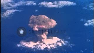 Operations Crossroads plutonium bomb nuclear test quotABLEquot in Marshall IslandsHD Stock Footage [upl. by Suiraj]