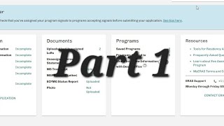 ERAS application 2025 step by step PART1 [upl. by Ahsauqram139]