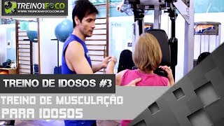 Treino para Idosos 3  Treino de Musculação para Idosos [upl. by Magnuson124]