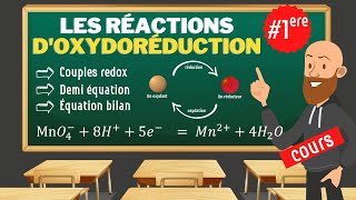 Les réactions doxydoréduction  cours de première de physique chimie [upl. by Ahsimik]