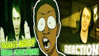 DAGAMES quotMEDLEYquot MUSIC VIDEO REACTION  PRESS START TO FOLLOW GREET WAIT AND REPEAT [upl. by Noevad]