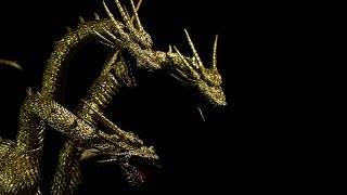 SHMonsterArts King Ghidorah 1991  Stop Motion Demo [upl. by Arundel]