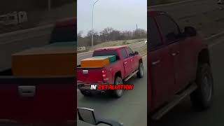 Unbelievable Road Rage Between Semi Truck and Pickup Driver 😳 [upl. by Scarrow]