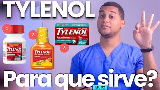 TYLENOL PARA QUE SIRVE  3 COSAS [upl. by Eaned]