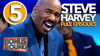 5 Steve Harvey Family Feud Full Episodes [upl. by Stockmon]