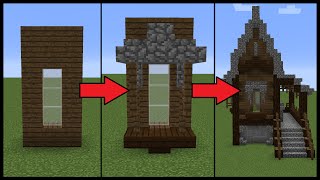 How to Make Better Windows on your Minecraft House [upl. by Haskell957]