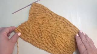 Crochet brioch stitch tutorial [upl. by Aenit91]