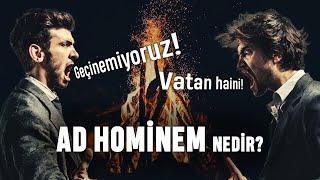 Verecek Cevabı Olmayanlar Bunu Yapıyor Ad Hominem Nedir [upl. by Isaacson739]