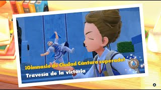 Retamos al líder de gimnasio no sale mal  Pokémon Escarlata 29 [upl. by Ztnaj]