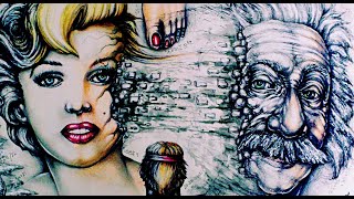 The ARNOLD SCHWARZENEGGER  MERILYN MONROE  EINSTEIN CONNECTION  SURREALISM BEYOND FANTASY [upl. by Kingdon]