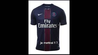 On note sur 10 les maillots du PSG psg shorts maillot notation [upl. by Abell507]