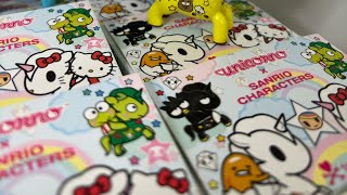 Full Unboxing of Tokidoki Unicorno x Sanrio Characters Blind Boxes Case [upl. by Abbe]