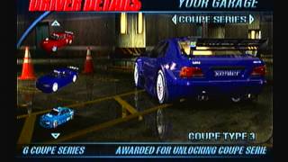 Burnout 3 Takedown all cars with speed stats [upl. by Trix79]