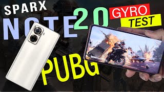 Sparx Note 20 Pubg Test  quotGyro quotGraphics quotScreen Recording  Note 20 Price In Pakistan [upl. by Neyud]