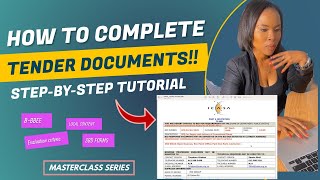 StepbyStep Guide to Completing Tender Documents SBD Forms  uncover secrets to win tenders [upl. by Mimajneb754]