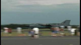 F 111 Airplane Flyby Fast amp Low New Zealand 2001 [upl. by Hedvig38]