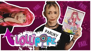 Testuji LOLLIPOPZ PARUKY 💜💙 [upl. by Schaper]