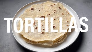 Wrap Teig Tortillas selber machen  Rezept [upl. by Bergquist904]