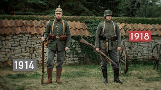 ERSTER WELTKRIEG Preußischer Soldat 1914 amp 1918 verglichen [upl. by Oram773]