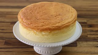 Japanese Cheesecake Recipe  How to Make Japanese Cotton Cheesecake [upl. by Uohk]