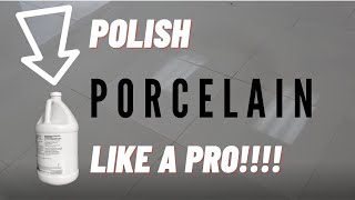 How to polish porcelain tile [upl. by Eenobe]