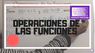 Operaciones con funciones  suma resta producto cociente cofunción  Cálculo diferencial [upl. by Adaline296]