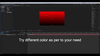 gradient ramp in After effects [upl. by Ahsinert]