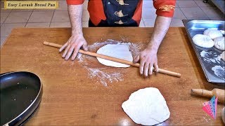 lavash bread recipe easy homemade [upl. by Nadual]