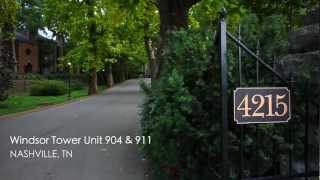 Windsor Tower Unit 904 and 911 Nashville TN  Condo For Sale [upl. by Esyahc]