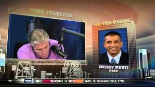 WFANs Sweeny Murti Puts Mike Francesa to Sleep [upl. by Akirehc]