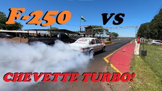 F250 VS CHEVETTE TURBO E MUITO MAIS NA ARRANCADA [upl. by Naitsihc181]