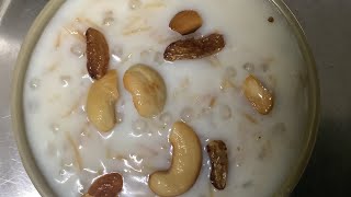 ஜவ்வரிசி சேமியா பால் பாயசம்how to make javvarisi payasam payasam trending chendurcooking3457 [upl. by Liban]