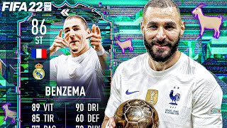 LE FUTUR BALLON DOR 🤩 86 BENZEMA FLASHBACK CA DONNE QUOI  FIFA 22 Ultimate Team [upl. by Paulie545]