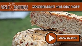 Zwiebelbrot im DUTCH OVEN selber machen  LECKERES Rezept [upl. by Woodhead]