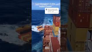 Agar 🚢 ship se containers paani m gir jaaye 😱😱 travel ship [upl. by Hselin]