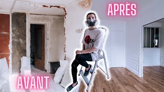 RÉNOVATION EXTRÊME  Lincroyable transformation des petites chambres  AvantAprès Timelapse [upl. by Nosnev]