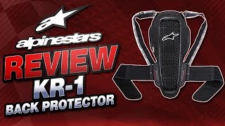 Alpinestars Nucleon KR1 Back Protector Review from Sportbiketrackgearcom [upl. by Alyal]