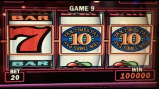 HUGE 555xBet WIN on 10 TIMES Pay ✦LIVE PLAY✦ Slot Machines in Las Vegas [upl. by Oech]