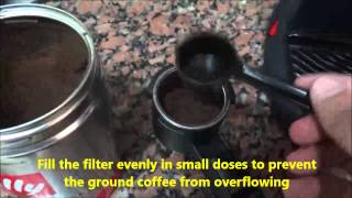 Easy Steps how to make cappuccino with Delonghi EC9 [upl. by Elohcim]