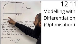 Edexcel AS Level Maths 1211 Modelling with Differentiation [upl. by Lehte]