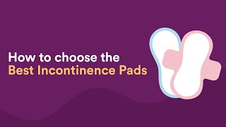 The Best Incontinence Pads [upl. by Aicul]