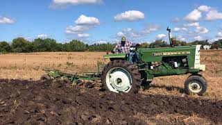 Oliver 1655 Plowing a Field [upl. by Nwahsak]